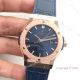 Swiss Grade Copy Hublot Rose Gold Blue Watch Classic Fusion 42mm New Model (3)_th.jpg
